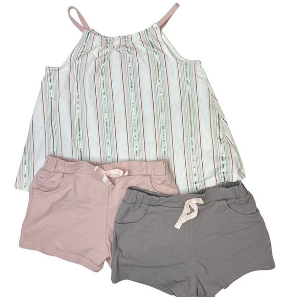 Tommy Bahama Other - Tommy Bahama Set of 2 Shorts 1 Top Pink, Lilac, Off White 4T